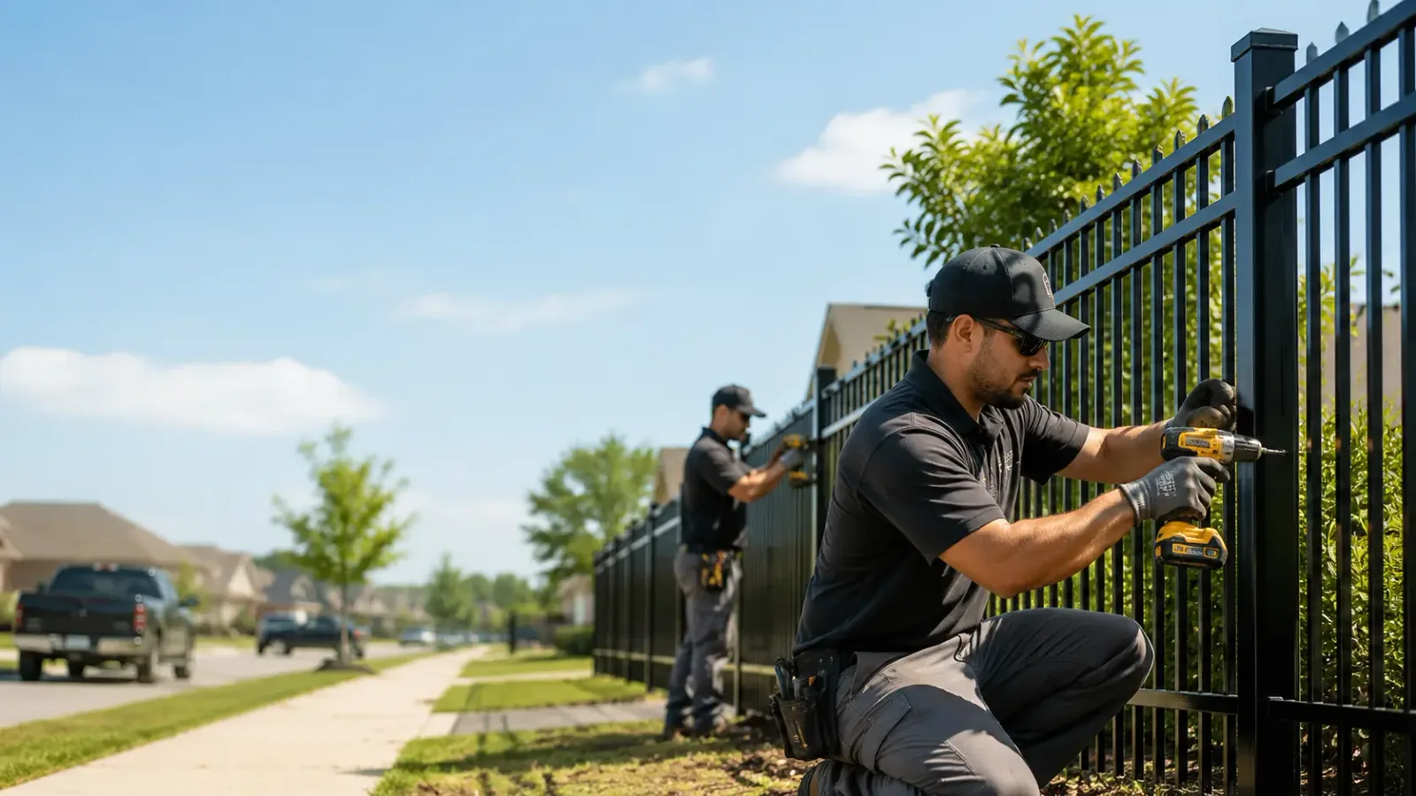 Metal Fence Installation in Palmer, TX